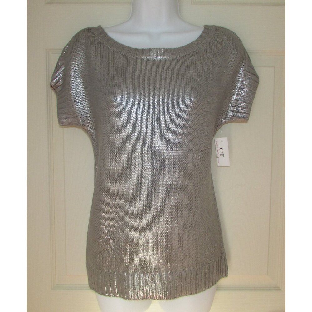 VERVE ami Liquid Silver Sweater - S